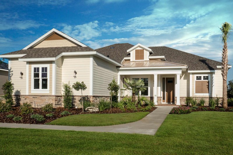 Dream House Plan - Farmhouse Exterior - Front Elevation Plan #938-143