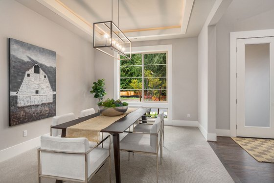 Interior - Dining Room 1 for Contemporary House Plan #1066-14 - 5 bed, 4.5 bath