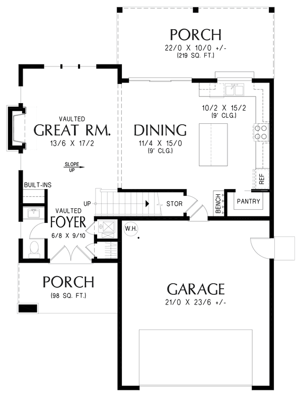 Contemporary Floor Plan - Other Floor Plan #48-1198