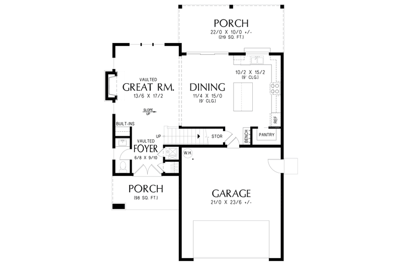 Home Plan - Floor Plan - Other Floor for Contemporary House Plan #48-1198 - 3 bed, 2.5 bath