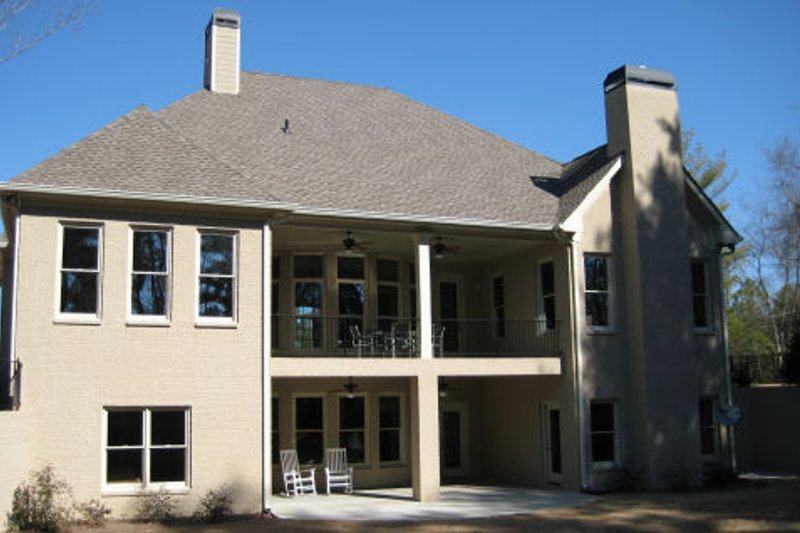 Home Plan - Exterior - Rear Elevation for European House Plan #437-48 - 4 bed, 4 bath