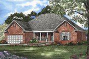 European Style House Plan - 4 Beds 2 Baths 1911 Sq/Ft Plan #17-1112 