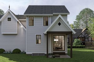 Exterior - Rear Elevation for Modern House Plan #455-430 - 3 bed, 2.5 bath