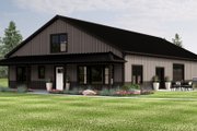 Barndominium Style House Plan - 3 Beds 2 Baths 1669 Sq/Ft Plan #1064-429 Exterior 