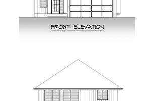 Exterior - Other Elevation 2 for Contemporary House Plan #1066-202 - 5 bed, 4.5 bath