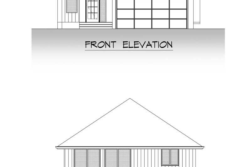Architectural House Design - Exterior - Other Elevation 2 for Contemporary House Plan #1066-202 - 5 bed, 4.5 bath