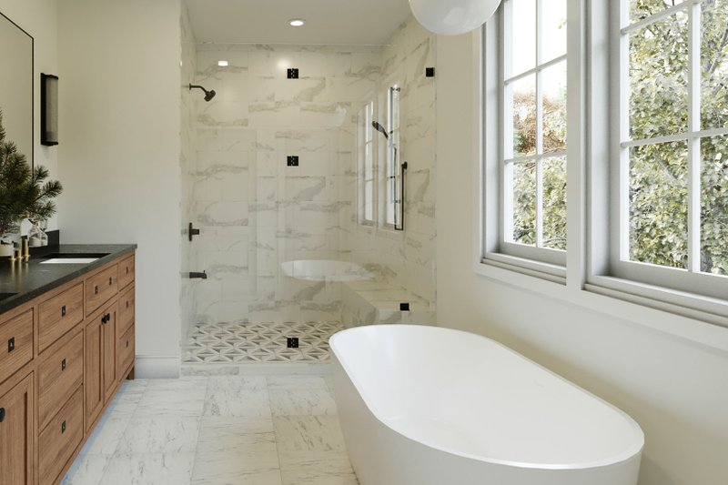 House Plan Design - Interior - Master Bathroom for Tudor House Plan #461-120 - 4 bed, 3.5 bath