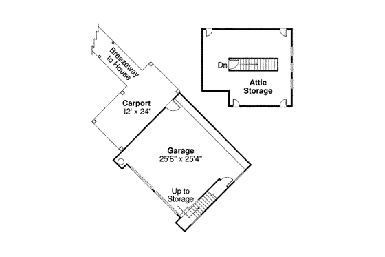 Floor Plan - Other Floor for Farmhouse House Plan #124-214 - 3 bed, 2.5 bath