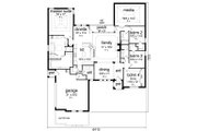 Traditional Style House Plan - 4 Beds 3 Baths 2768 Sq/Ft Plan #84-594 