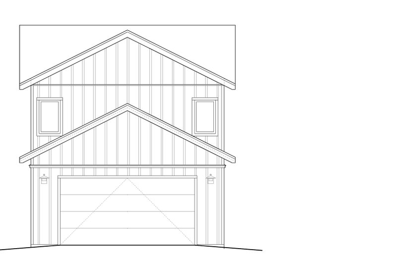 Architectural House Design - Exterior - Rear Elevation for Craftsman House Plan #895-149 - 3 bed, 2.5 bath