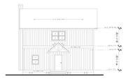 Cabin Style House Plan - 2 Beds 2.5 Baths 1600 Sq/Ft Plan #123-119 