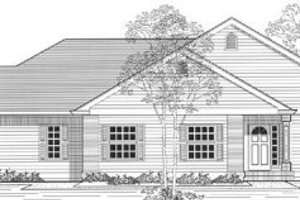 Traditional Exterior - Front Elevation Plan #53-176