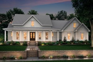 Architectural House Design - Farmhouse Exterior - Front Elevation Plan #430-160