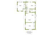 Ranch Style House Plan - 3 Beds 1 Baths 988 Sq/Ft Plan #1106-108 Floor 