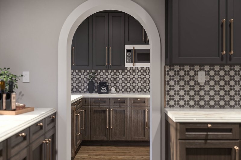 Architectural House Design - Interior - Kitchen 1 for Tudor House Plan #455-796 - 3 bed, 2 bath