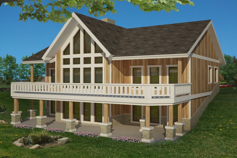 House Blueprint - Craftsman Exterior - Front Elevation Plan #117-891