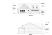 Craftsman Style House Plan - 4 Beds 2 Baths 1844 Sq/Ft Plan #53-681 Exterior 