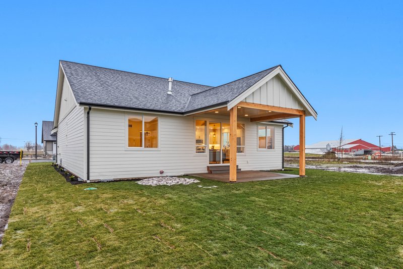 House Design - Exterior - Rear Elevation 2 for Farmhouse House Plan #1070-205 - 3 bed, 2 bath