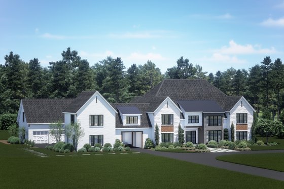 Exterior - Other Elevation for Country House Plan #1081-40 - 5 bed, 7.5 bath