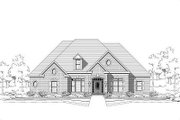 Traditional Style House Plan - 4 Beds 3 Baths 2875 Sq/Ft Plan #411-287 