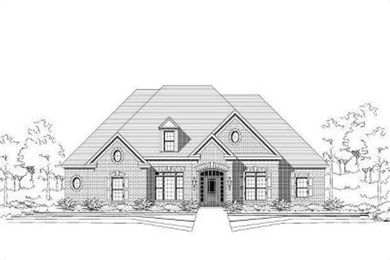 Traditional Style House Plan - 4 Beds 3 Baths 2875 Sq/Ft Plan #411-287