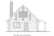 Log Style House Plan - 1 Beds 1 Baths 1340 Sq/Ft Plan #117-600 