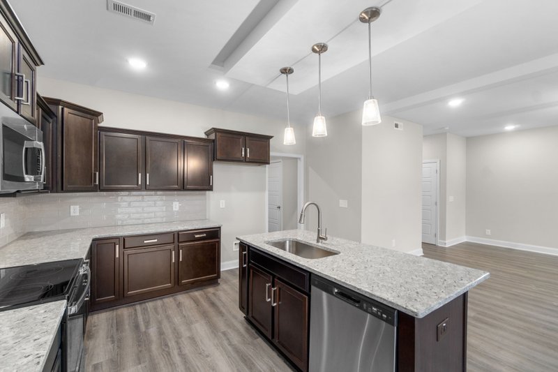 Architectural House Design - Interior - Kitchen 1 for Traditional House Plan #20-2432 - 4 bed, 2.5 bath
