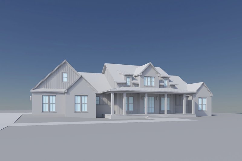Dream House Plan - Exterior - Front Elevation 10 for Farmhouse House Plan #430-421 - 3 bed, 3.5 bath