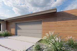 Modern Exterior - Front Elevation Plan #449-15