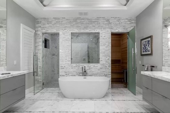 Interior - Master Bathroom for Modern House Plan #548-47 - 4 bed, 4.5 bath