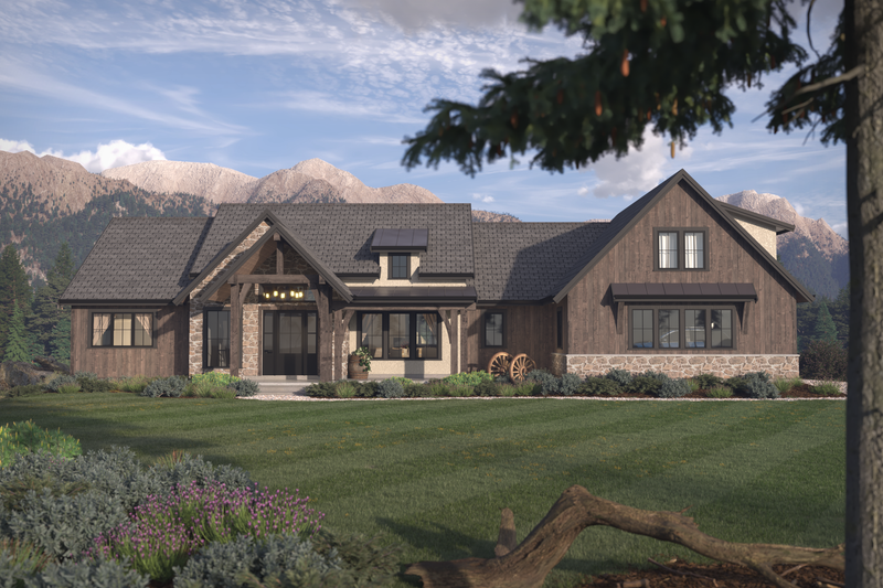 Home Plan - Ranch Exterior - Front Elevation Plan #1086-3