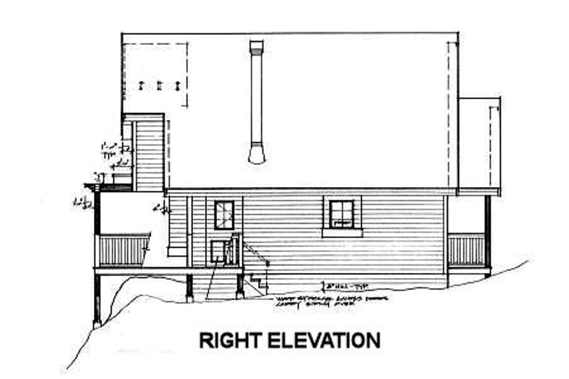 Home Plan - Photo 16 for Cabin House Plan #118-102 - 2 bed, 2 bath
