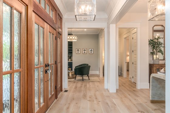 Interior - Entry for Farmhouse House Plan #51-1160 - 4 bed, 4 bath