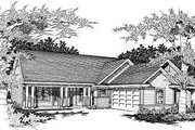 Traditional Style House Plan - 3 Beds 2 Baths 1427 Sq/Ft Plan #329-175 