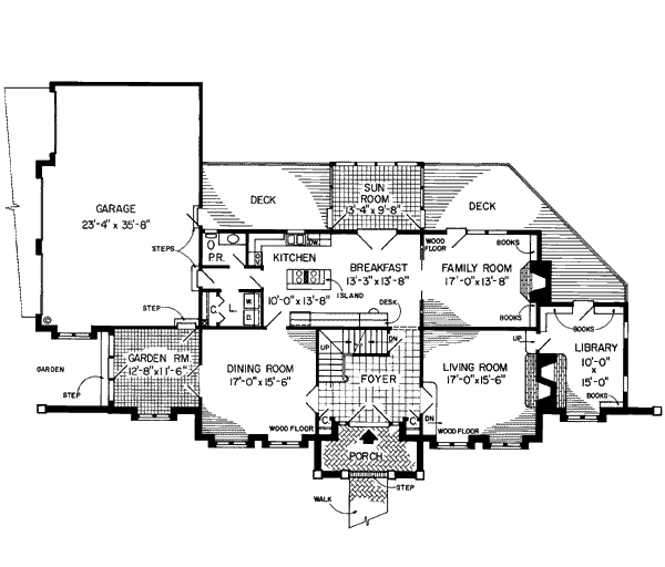 European Floor Plan - Main Floor Plan #312-720
