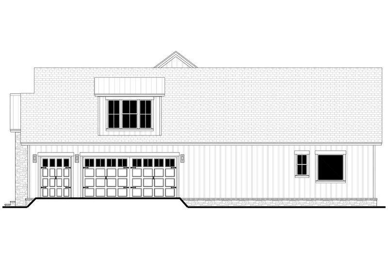 House Design - Exterior - Other Elevation 1 for Farmhouse House Plan #430-345 - 3 bed, 3.5 bath