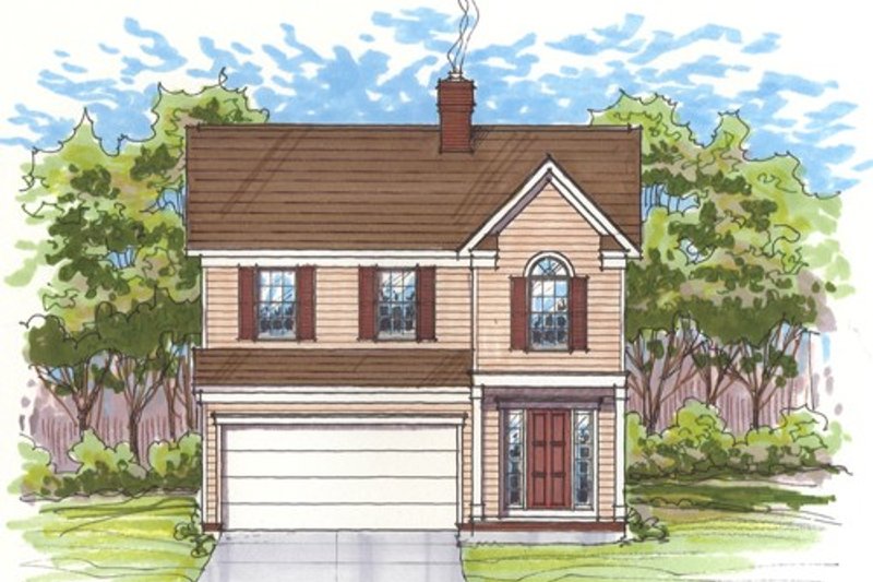 Architectural House Design - Farmhouse Exterior - Front Elevation Plan #435-1