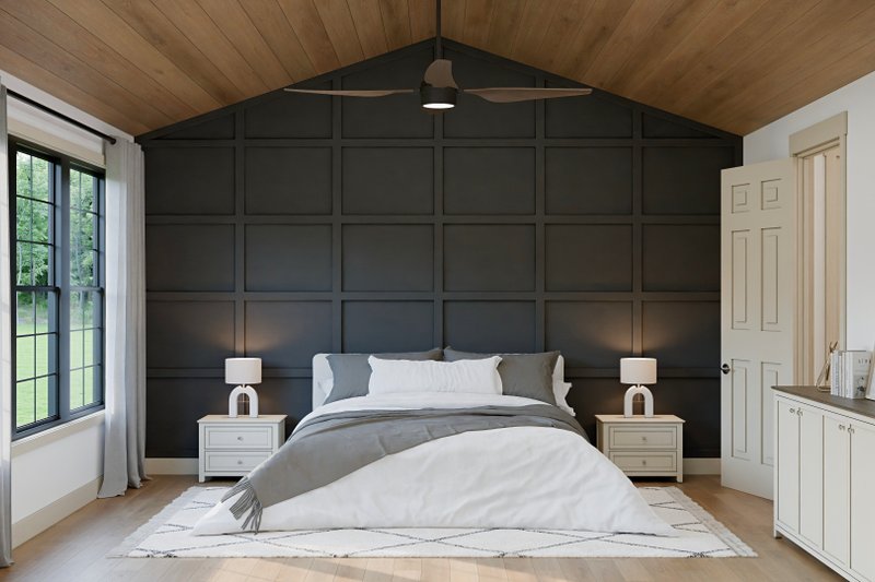 House Blueprint - Interior - Master Bedroom for Farmhouse House Plan #1089-67 - 3 bed, 2.5 bath