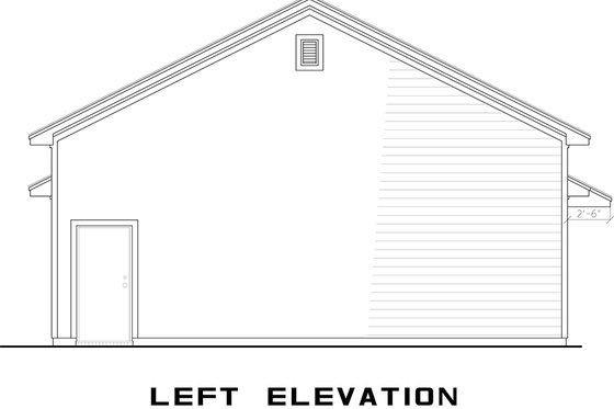 Exterior - Other Elevation for Barndominium House Plan #923-234 - 3 bed, 2 bath
