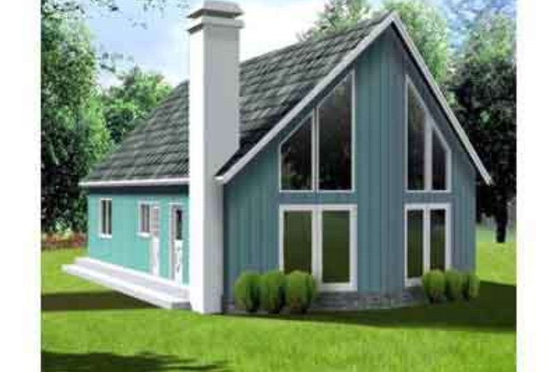 Architectural House Design - Cottage Exterior - Front Elevation Plan #1-275