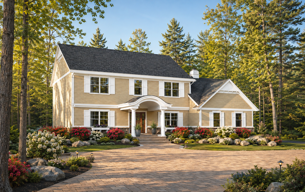 Exterior - Front Elevation 2 for Traditional House Plan #928-68 - 4 bed, 2.5 bath