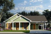 Traditional Style House Plan - 3 Beds 2 Baths 1025 Sq/Ft Plan #923-216 