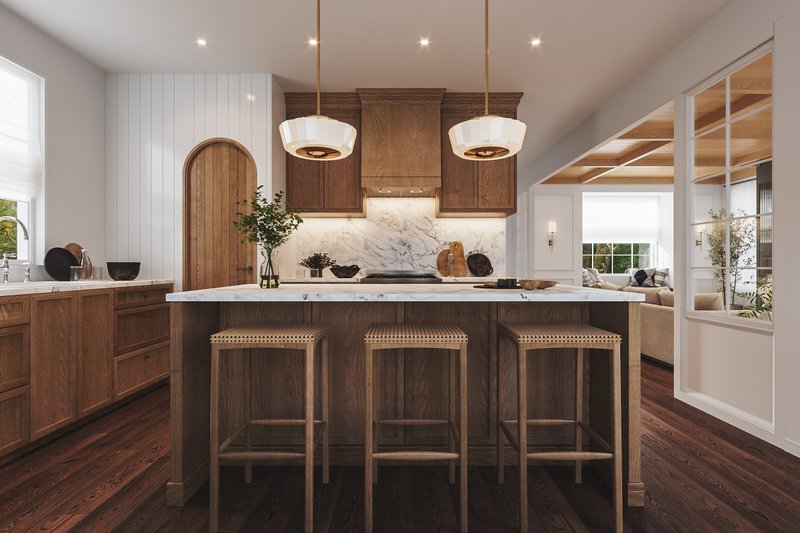 Home Plan - Interior - Kitchen for Classical House Plan #23-2813 - 4 bed, 3.5 bath