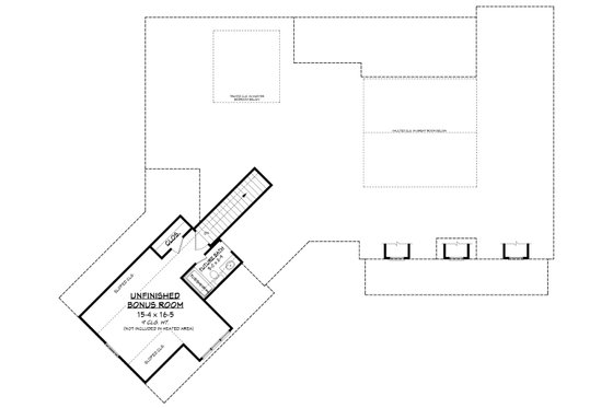 Floor Plan - Other Floor for Farmhouse House Plan #430-231 - 3 bed, 2.5 bath