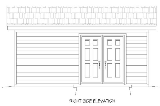 Exterior - Other Elevation for Country House Plan #932-153, 0 bath