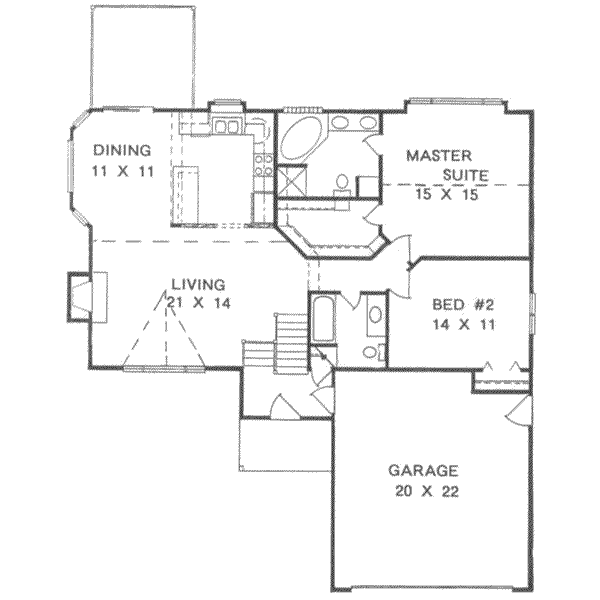 European Floor Plan - Main Floor Plan #58-119