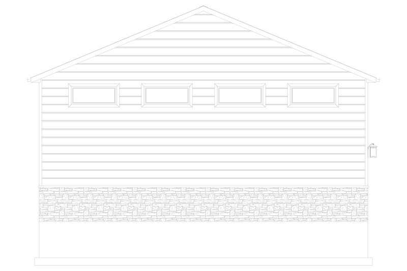 House Design - Exterior - Other Elevation 4 for Traditional House Plan #1060-282, 0 bath