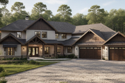 Farmhouse Style House Plan - 5 Beds 3 Baths 3081 Sq/Ft Plan #1109-19 Photo 