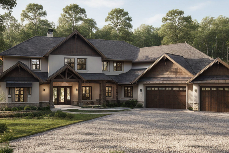 House Blueprint - Photo 8 for Farmhouse House Plan #1109-19 - 5 bed, 3 bath