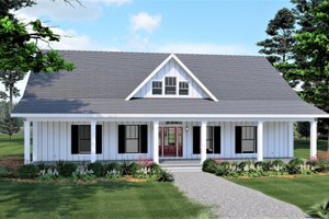 Traditional Exterior - Front Elevation Plan #44-253